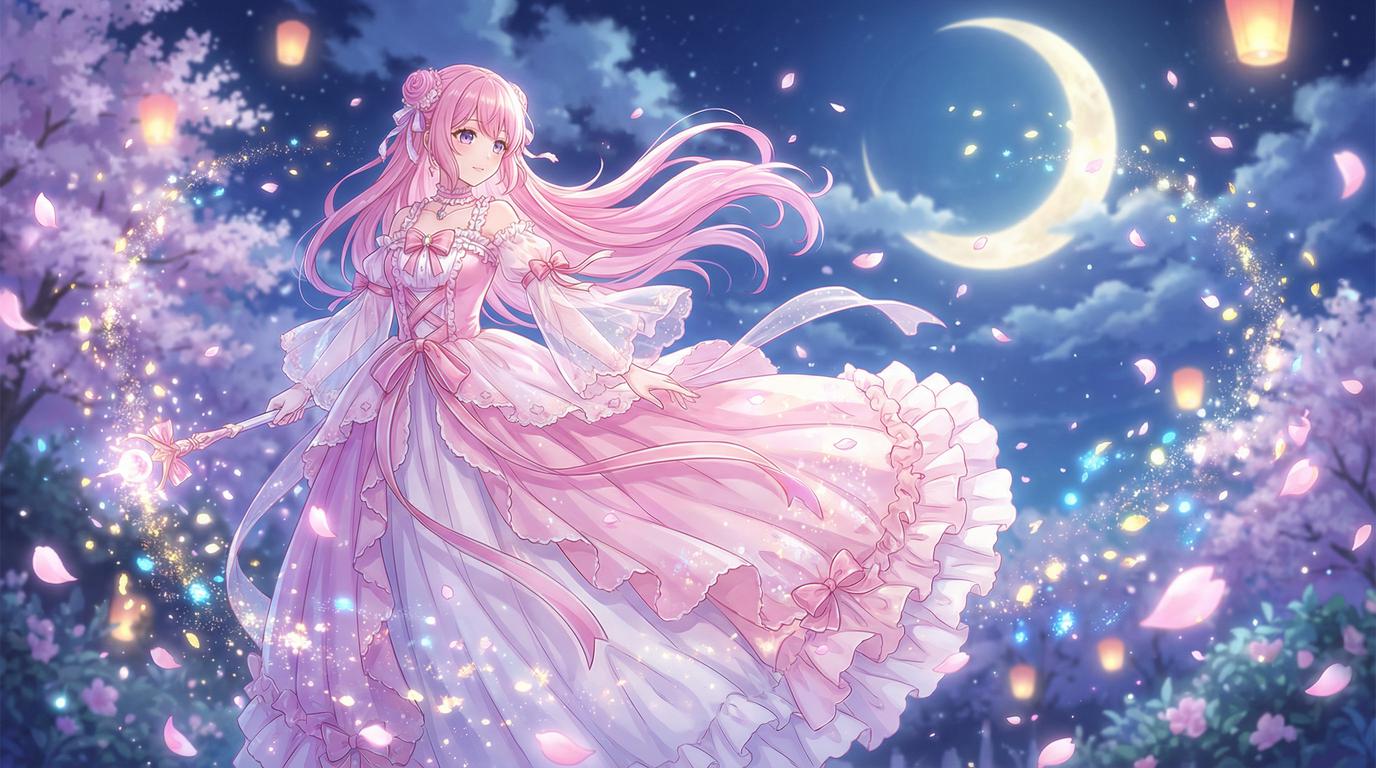 小小绘动漫-月光魔法少女